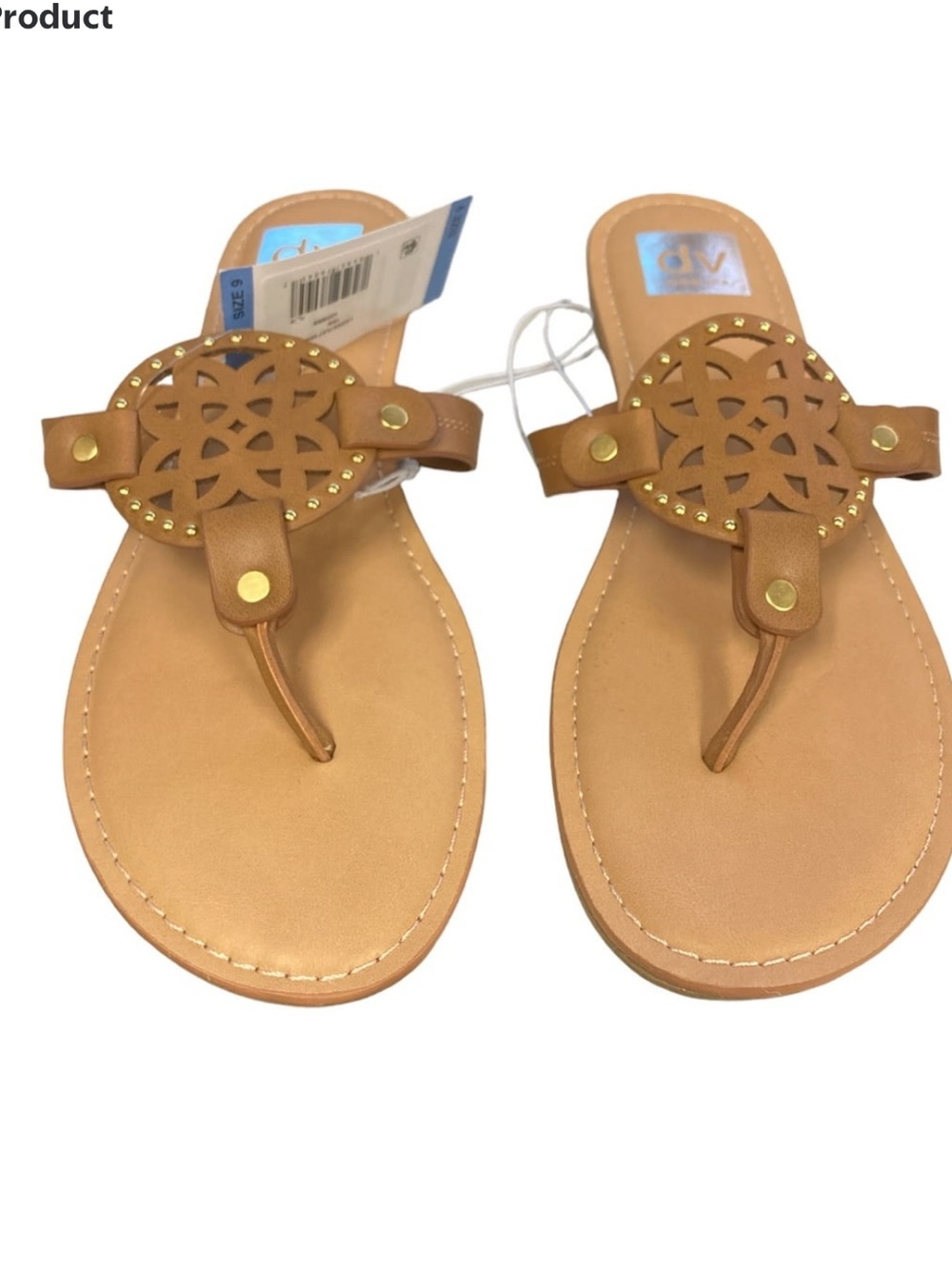 Dolce Vita Gioanna Everyday Tan Flat Sandals, size  11